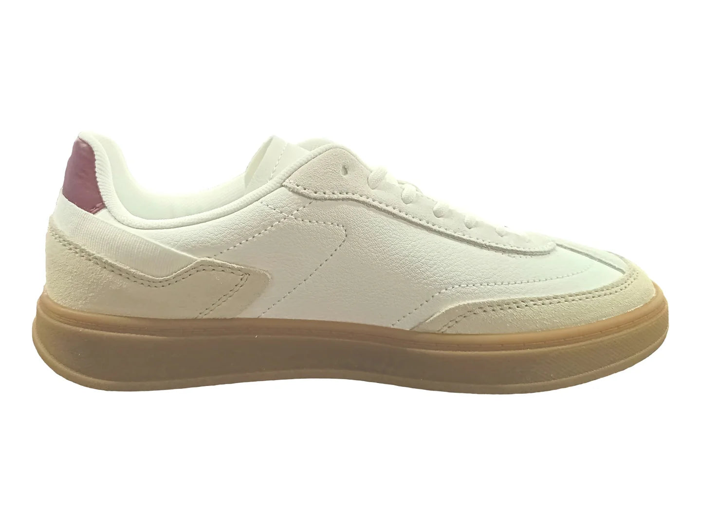 Tenis Tommy Hilfiger Heritage Court Blanco y Beige para Mujer