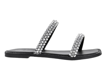 Sandalias Luna Rosa Negro para Mujer