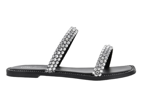 Sandalias Luna Rosa Negro para Mujer