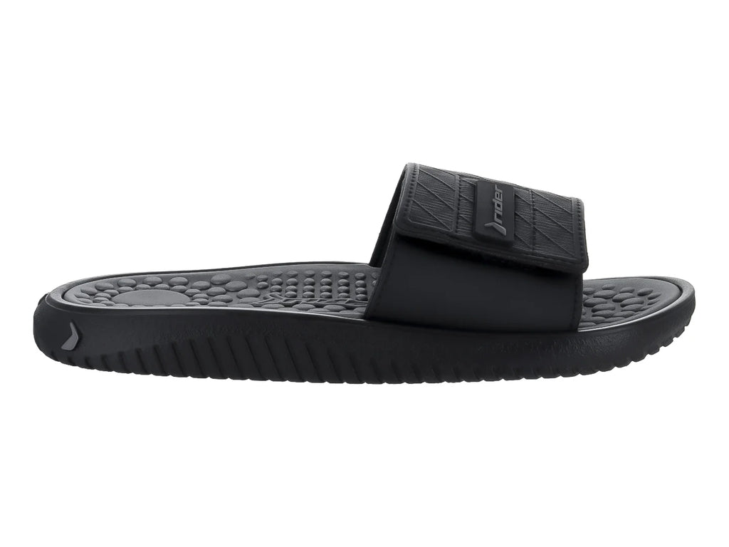 Sandalias Rider Negro Gris para Hombre