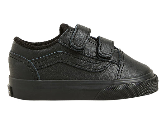 Tenis Vans Old Skool V Negros para Niño