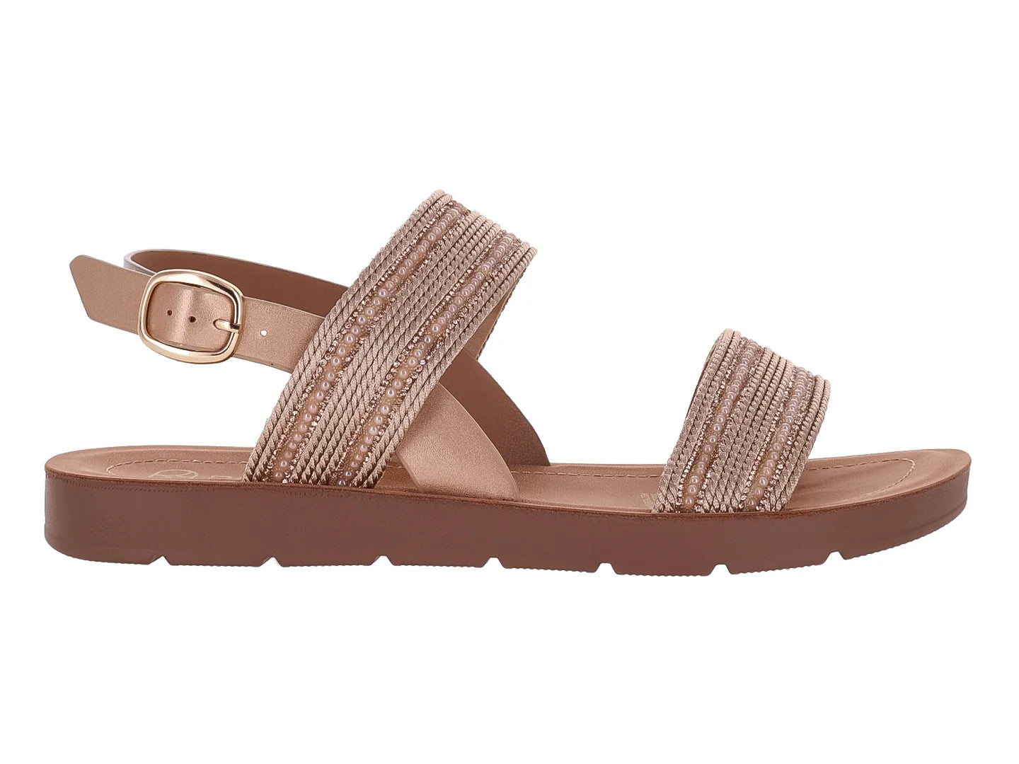 Sandalias ROZE Color Champagne para Mujer