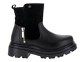 Botas Coqueta Negras de Piel para Niña
