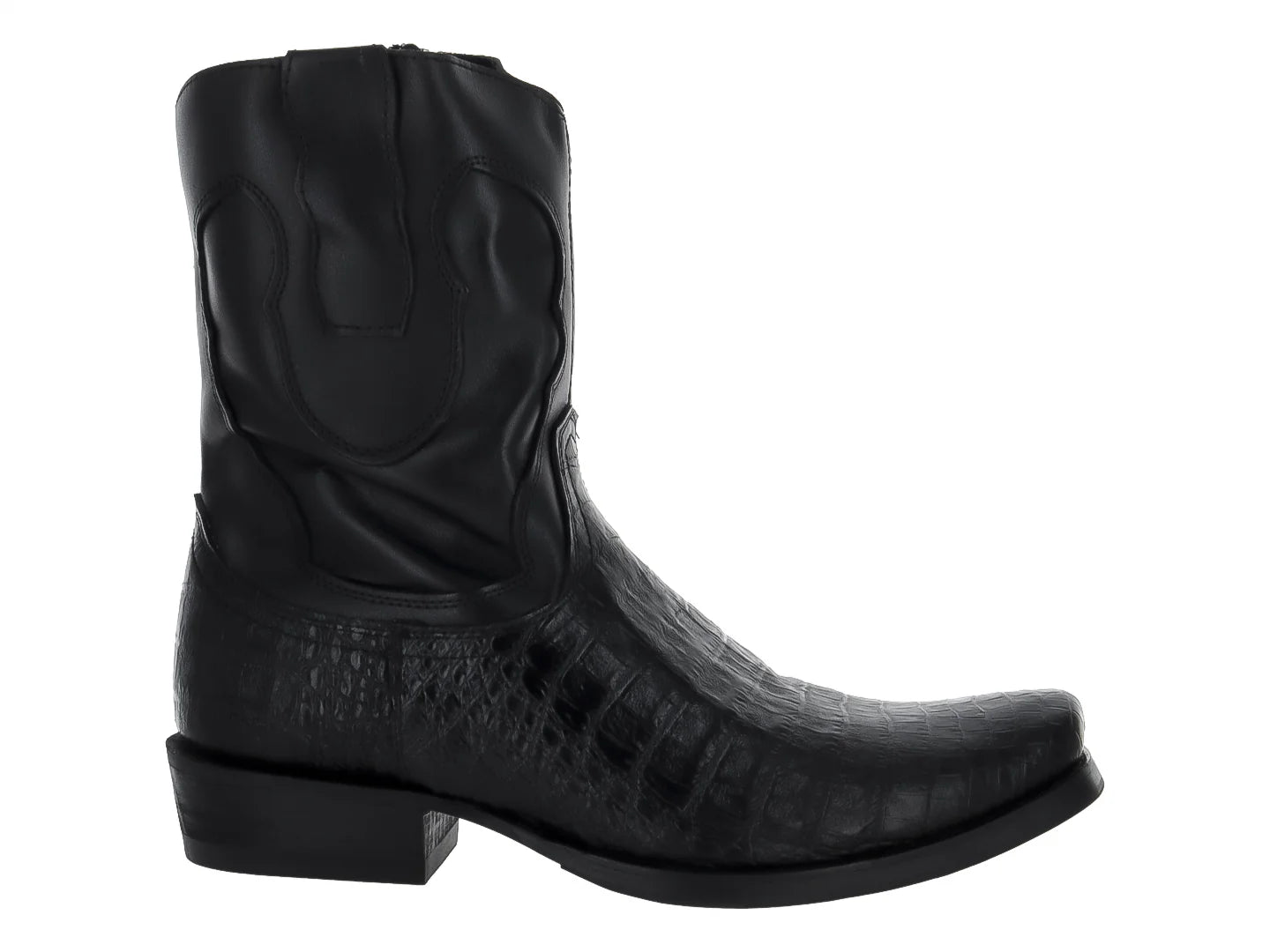 Botas IN MODA Imitación Cocodrilo Negro para Hombre