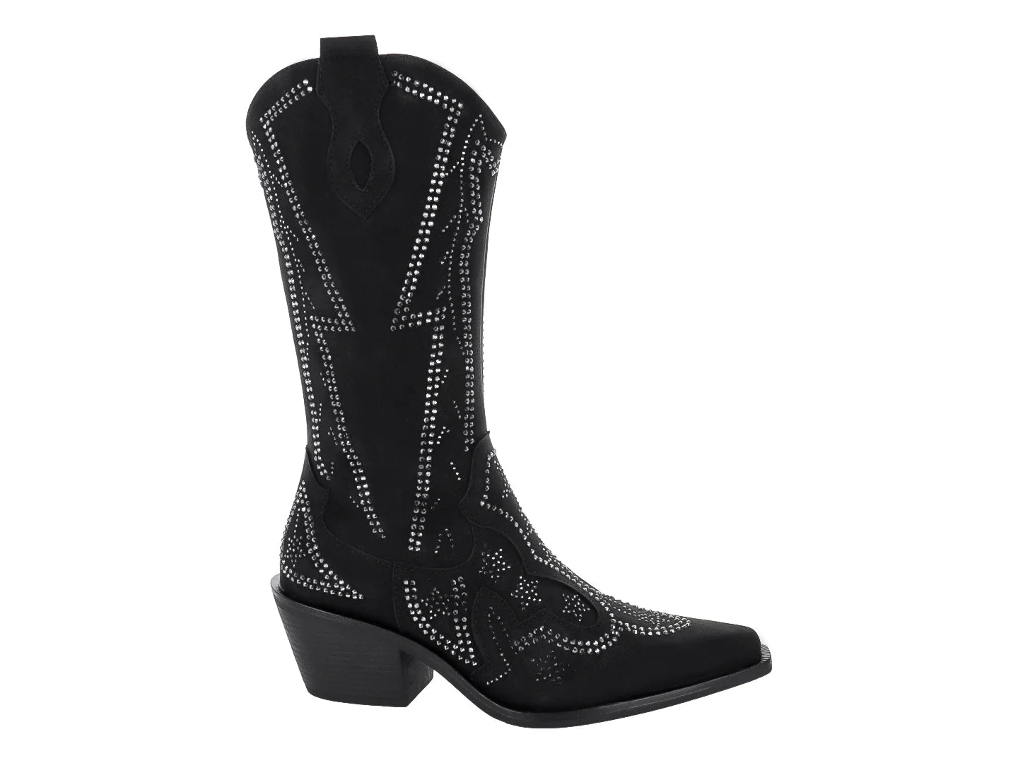 Botas Vaqueras ROZE Negro para Mujer