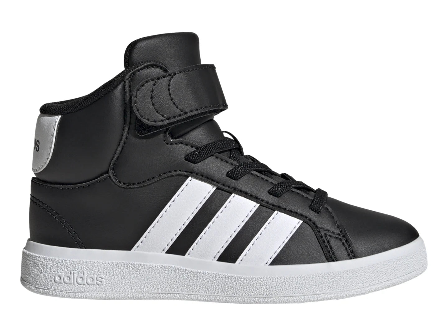 Tenis Adidas Grand Court Mid Negros para Niño