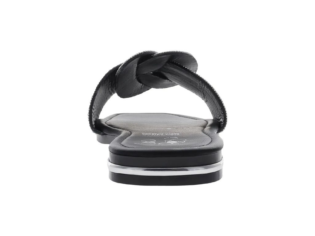 Sandalias Luna Rosa Negro Plata para Mujer