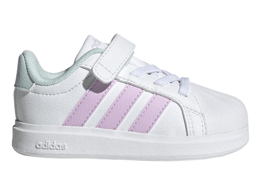 Tenis Adidas Streettalk Blanco Lila y Menta para Niña
