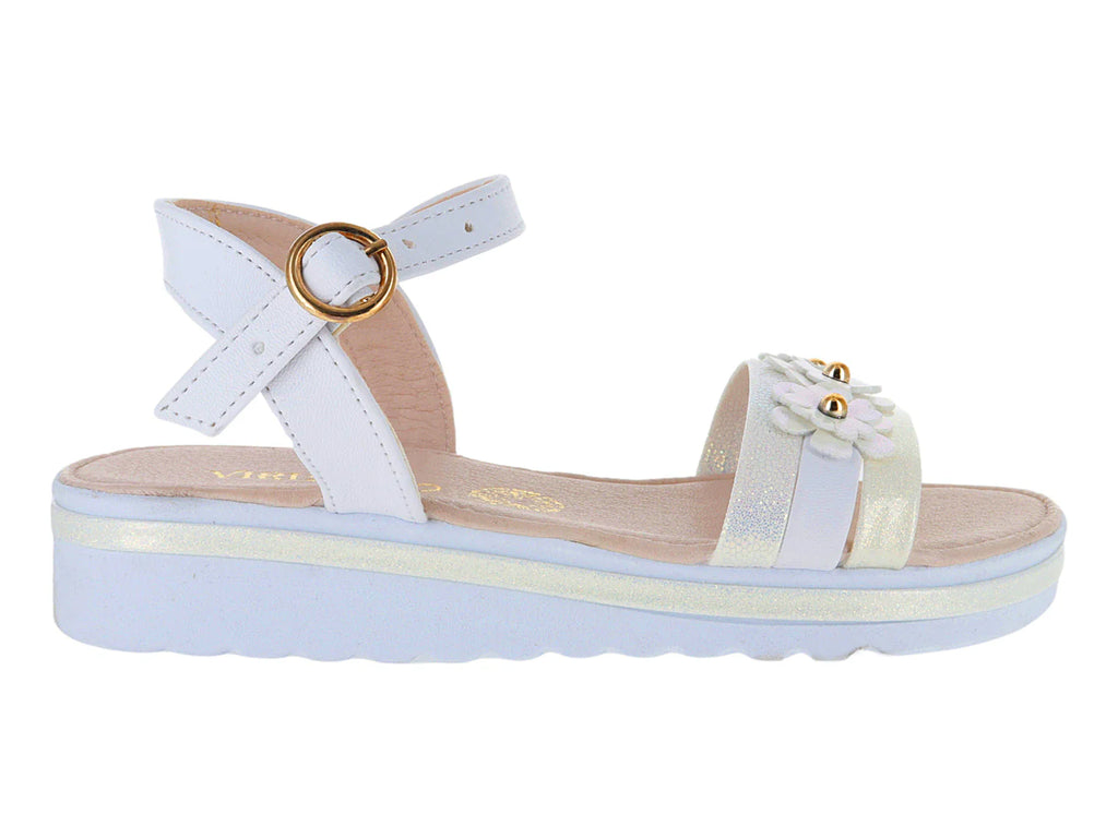 Sandalias Viris Blancas para Niña