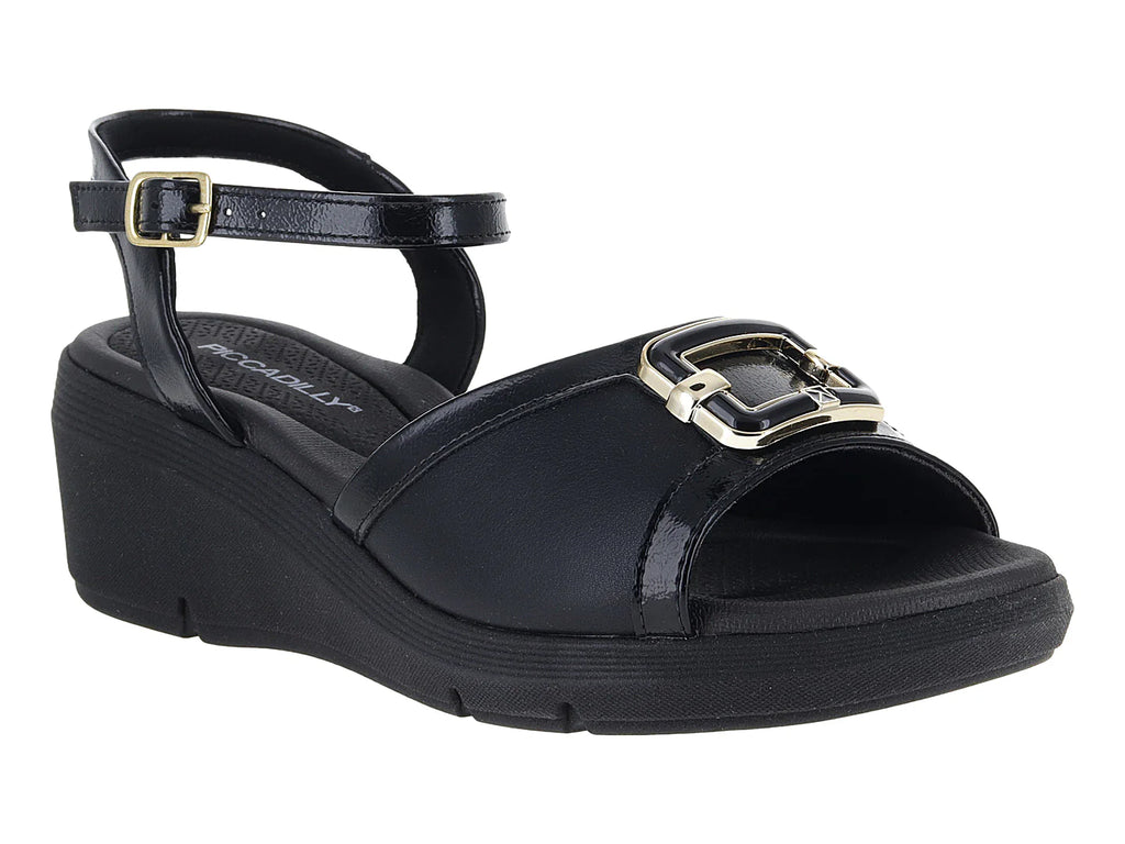 Sandalias Piccadilly Plataforma Negro para Mujer
