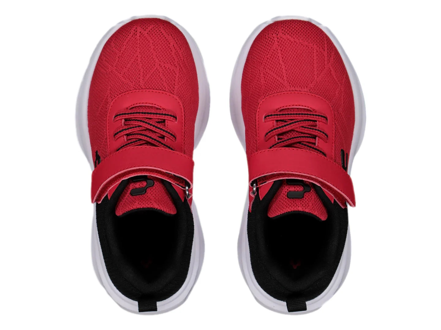 Tenis Charly Road Casual Rojo y Negro para Niña