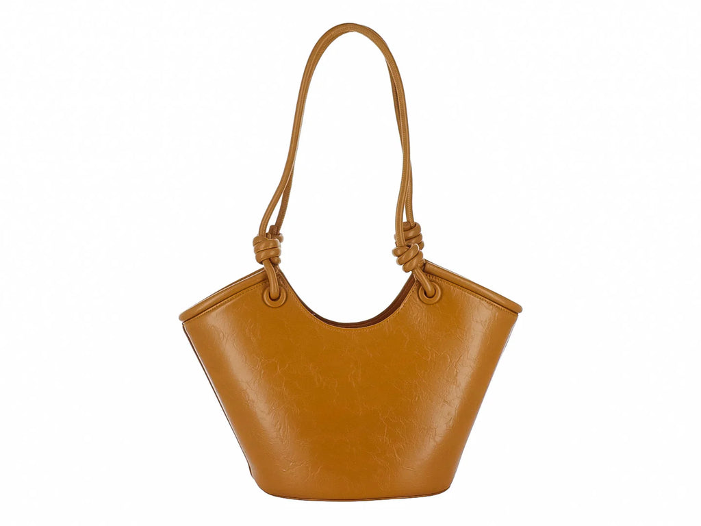 Bolsa de Hombro MM Bolsas Color Mostaza para Mujer