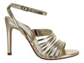 Sandalias Senties Tacón Oro para Mujer
