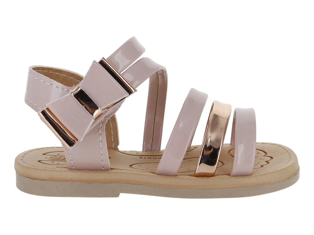 Sandalias Biberones Color Nude para Bebé