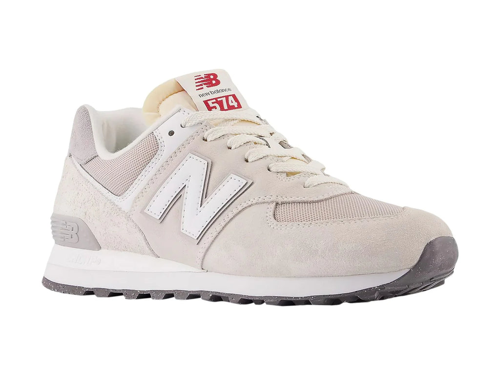 Tenis New Balance 574 Gris y Blanco para Hombre