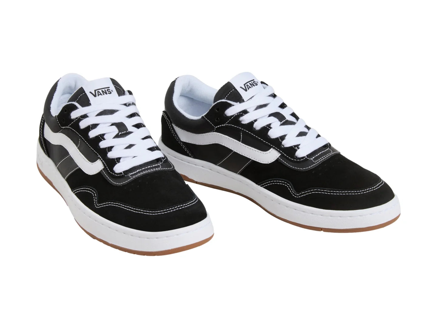 Tenis Vans Cruze 30 Negro y Blanco Unisex