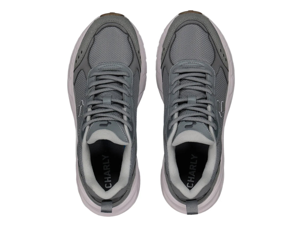 Tenis Charly Fashion Sport Gris para Hombre