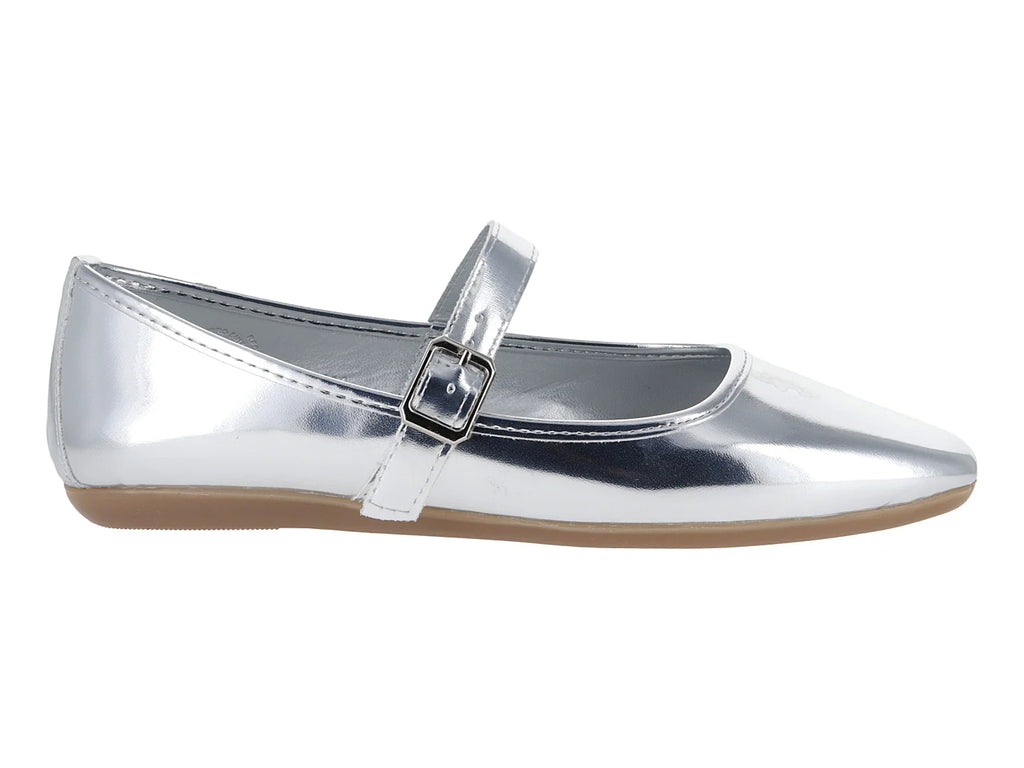 Ballerinas Luna Rosa Color Plata para Mujer