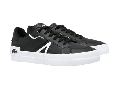 Tenis Lacoste Negro con Blanco para Hombre