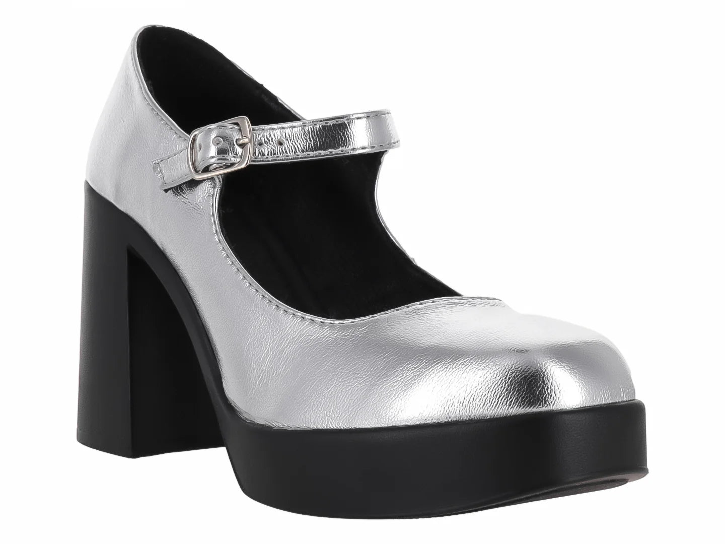 Zapato de Tacón Plata Nomadas para Mujer