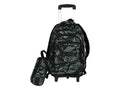 Mochila Terry Nave Espacial Verde Negro para Niño