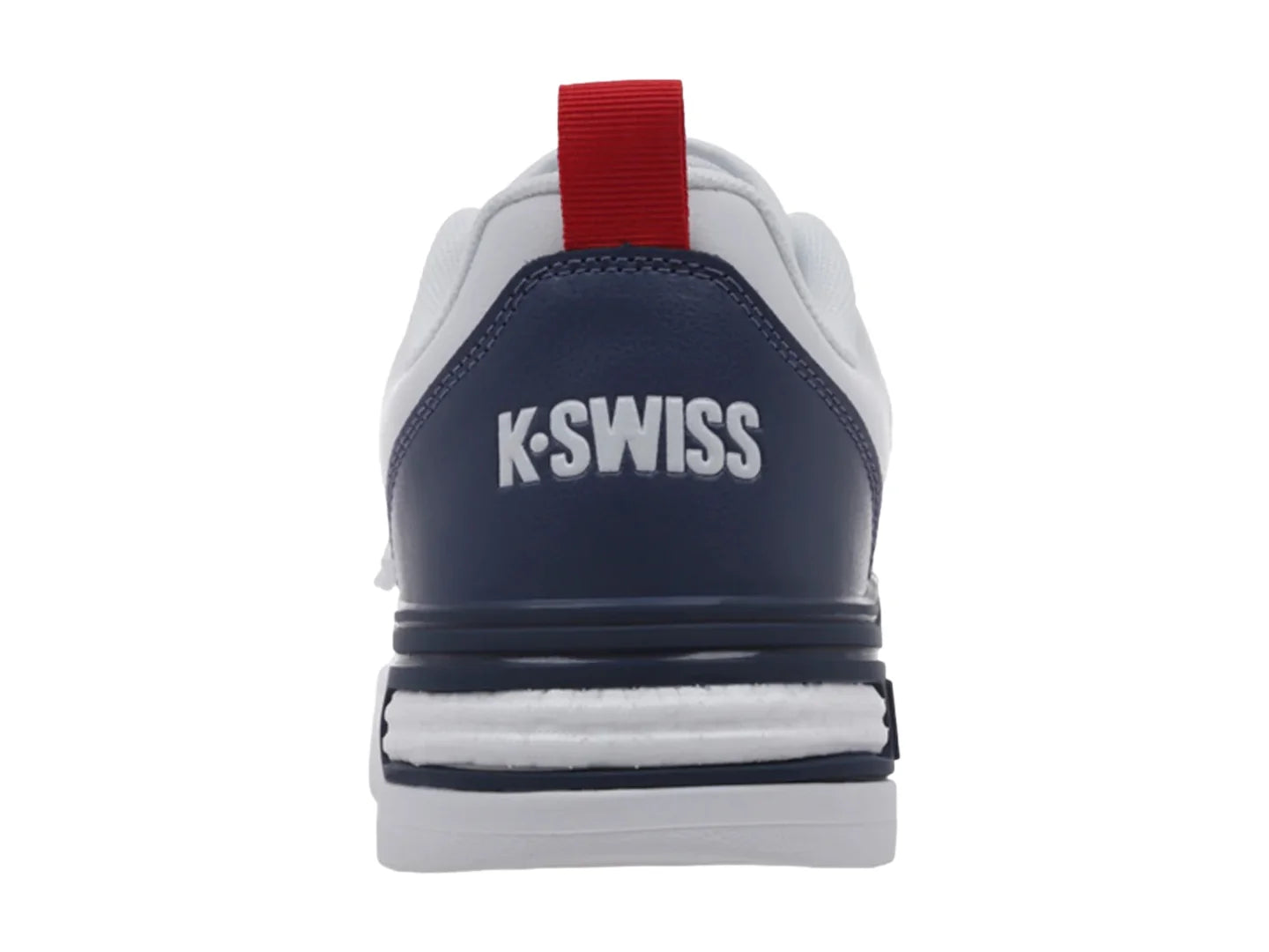 Tenis K Swiss Fonte Blanco Azul Marino y Rojo para Hombre