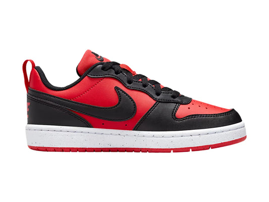Tenis Nike Court Borough Low Recraft Rojo para Niño