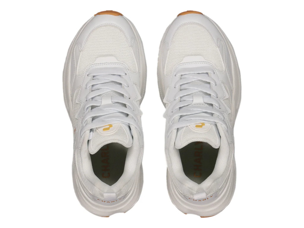 Tenis Charly Blanco y Oro para Mujer
