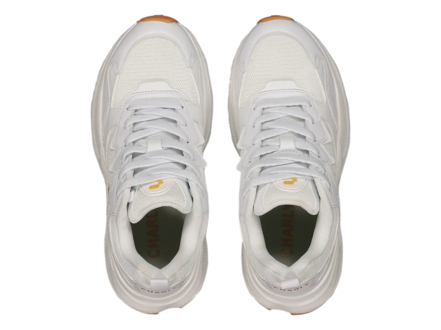 Tenis Charly Blanco y Oro para Mujer