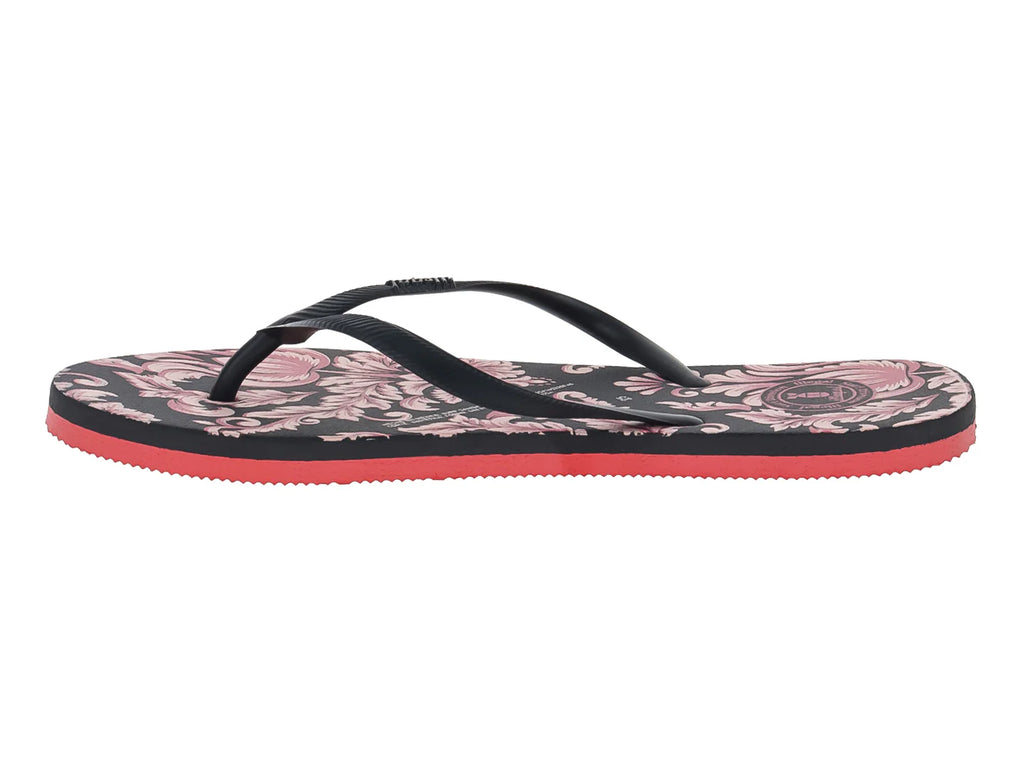 Sandalias Illegal Negro Floral para Mujer