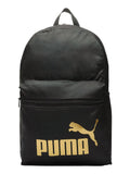 Mochila PUMA Phase Negro Dorado