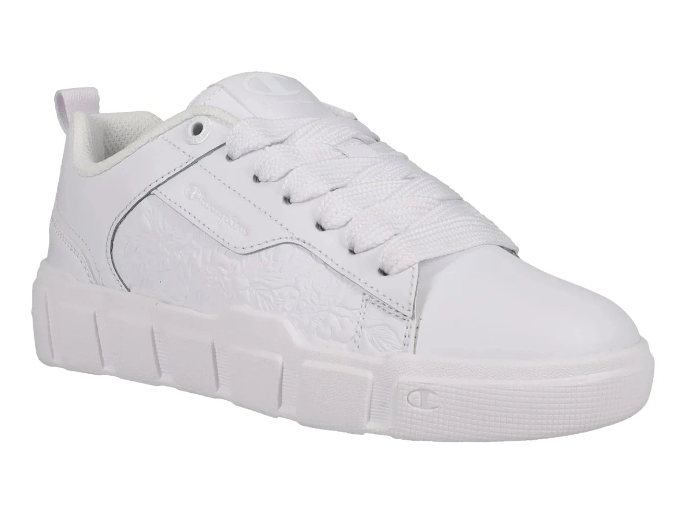 Tenis Champion Ventor Sleek 20 Blanco Floral para Mujer