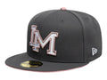 Gorra New Era 59Fifty Gris Oscuro para Hombre