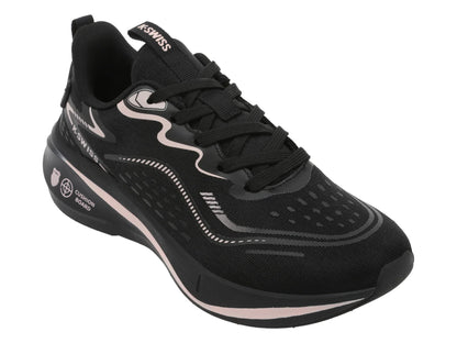 Tenis K SWISS Martinus Negro con Rosa para Mujer