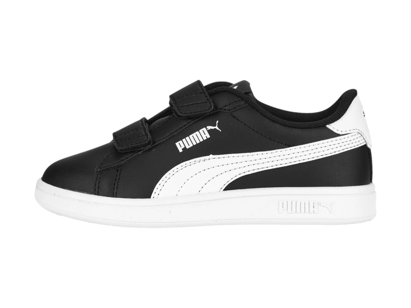 Tenis PUMA Smash 30 L V Negro y Blanco para Niño