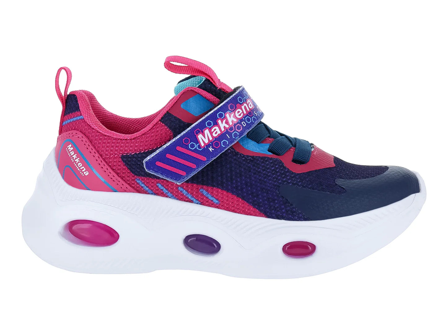 Tenis Makena Marino Fucsia para Niña