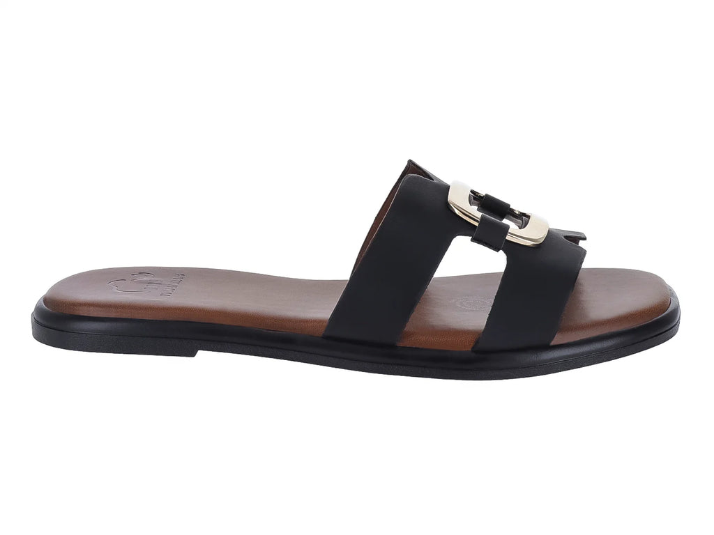 Sandalias Nomadas Olmeca Negro para Mujer