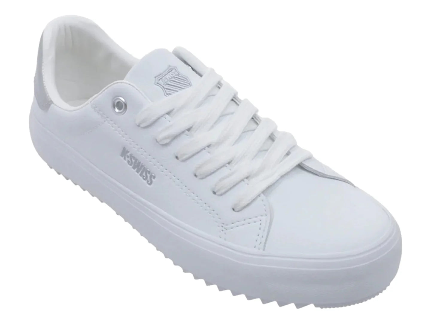 Tenis K Swiss Ariana Blanco y Plata para Mujer