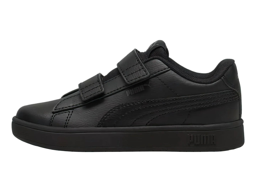 Tenis Puma Rickie Classic V Negro y Gris para Niño