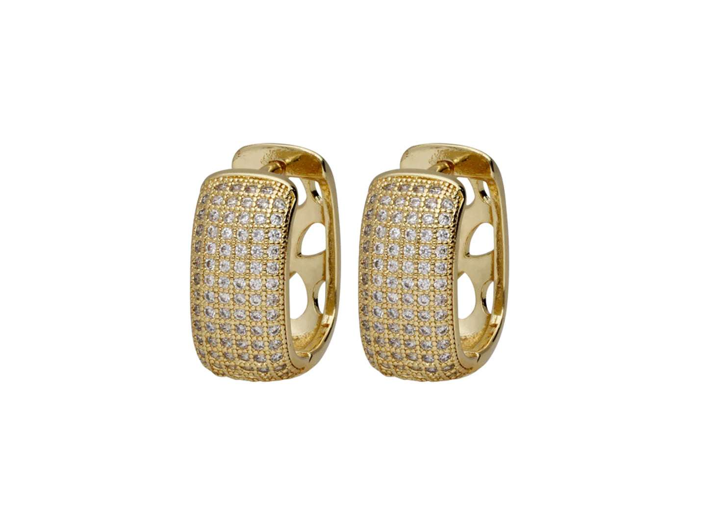 Aretes ROZE Arracada Dorado para Mujer