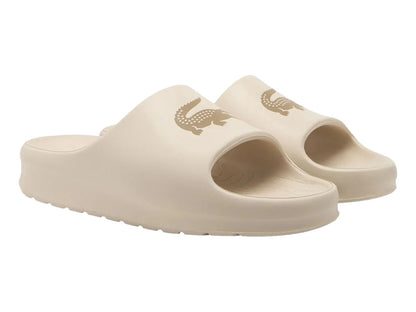 Sandalias Lacoste Serve Slide 20 Blanco Hueso para Hombre