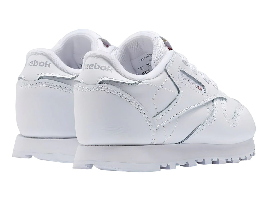Tenis Reebok Classic Leather Blancos para Niño