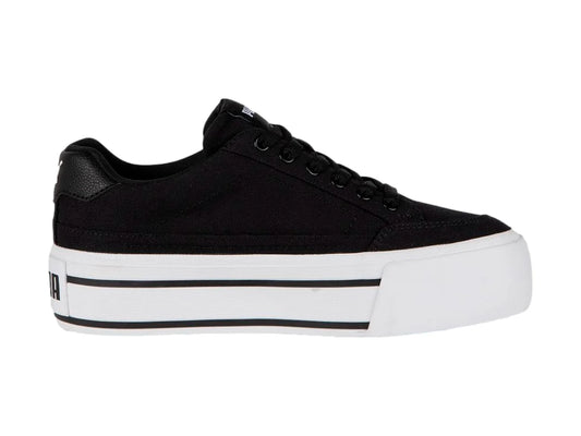 Tenis PUMA Court Classic Vulc FS Platform Negro para Mujer