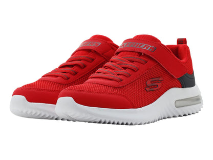Tenis Skechers Bounder Tech Rojo para Niño