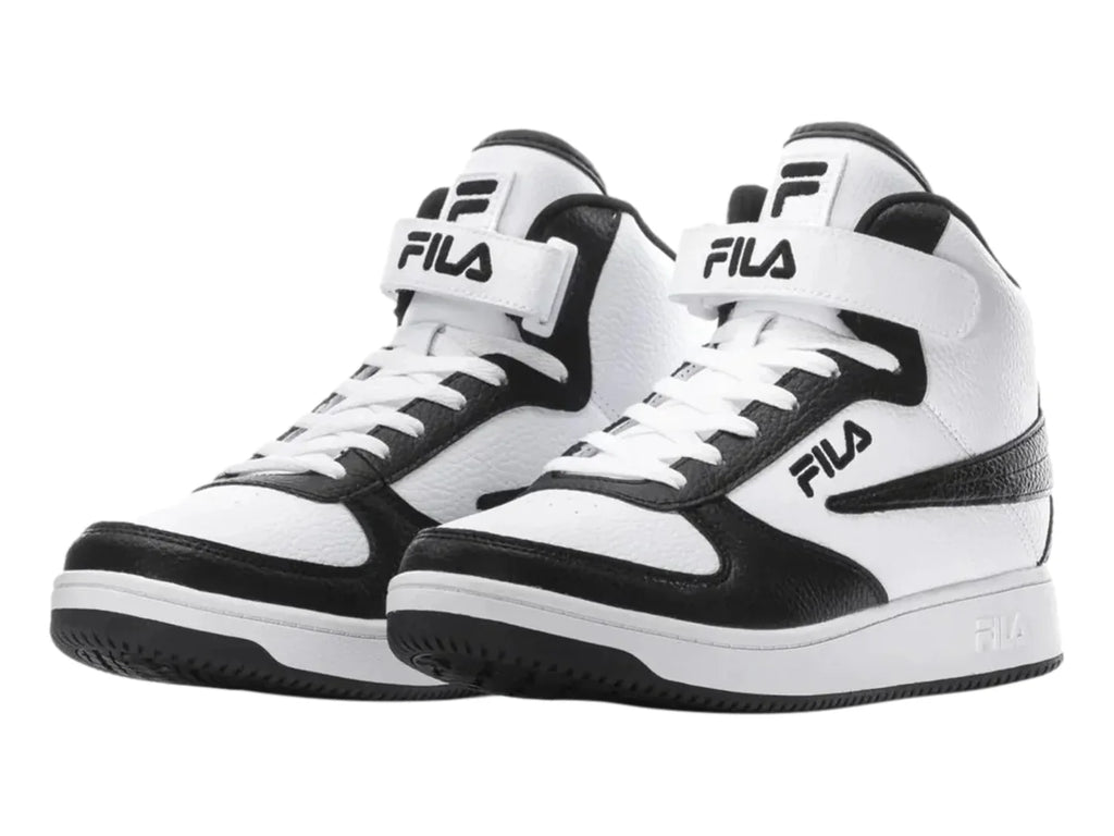 Tenis FILA A High Blanco y Negro para Niño