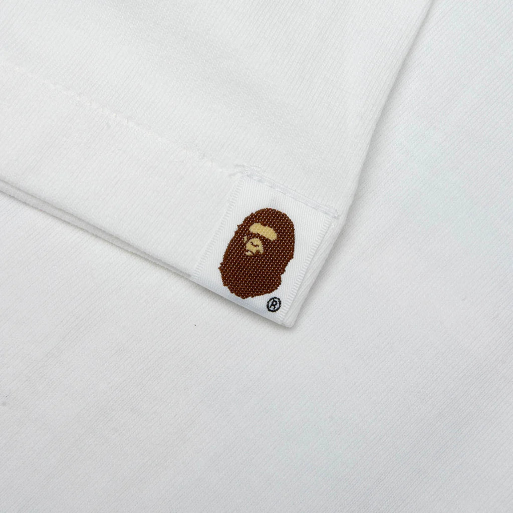 Wild Leopard Pattern NYC Logo Tee White Gray