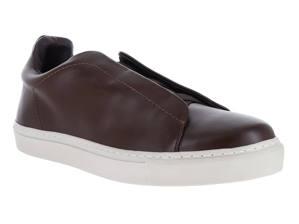 Zapato Slip on Fabian Arenas Café para Hombre
