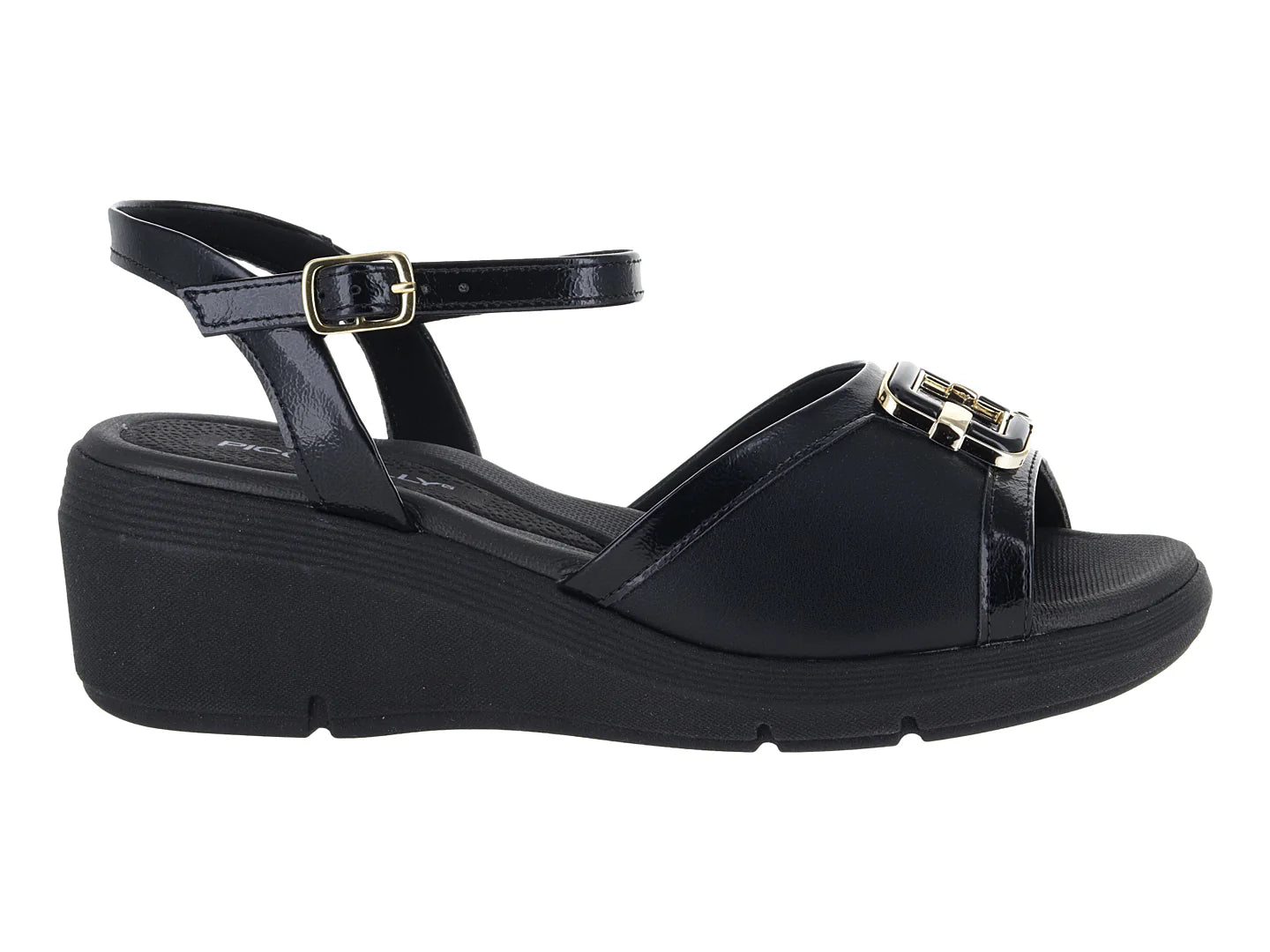 Sandalias Piccadilly Plataforma Negro para Mujer