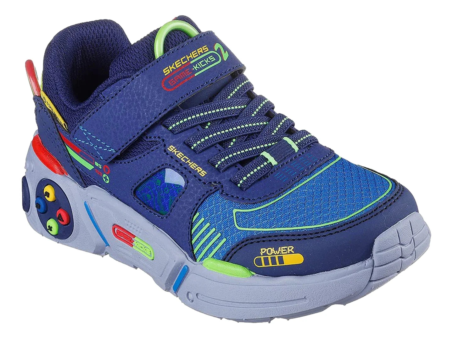 Tenis Skechers Gametronix 20 Azul para Niño
