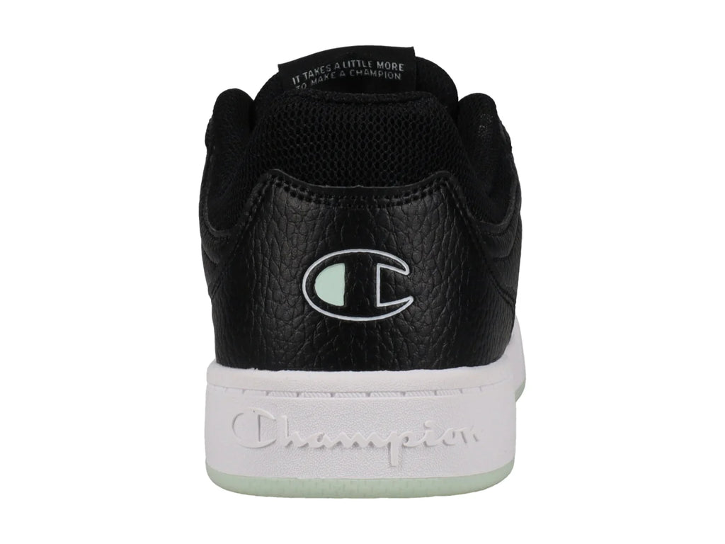 Tenis Champion Arena Lo Negro con Menta para Mujer